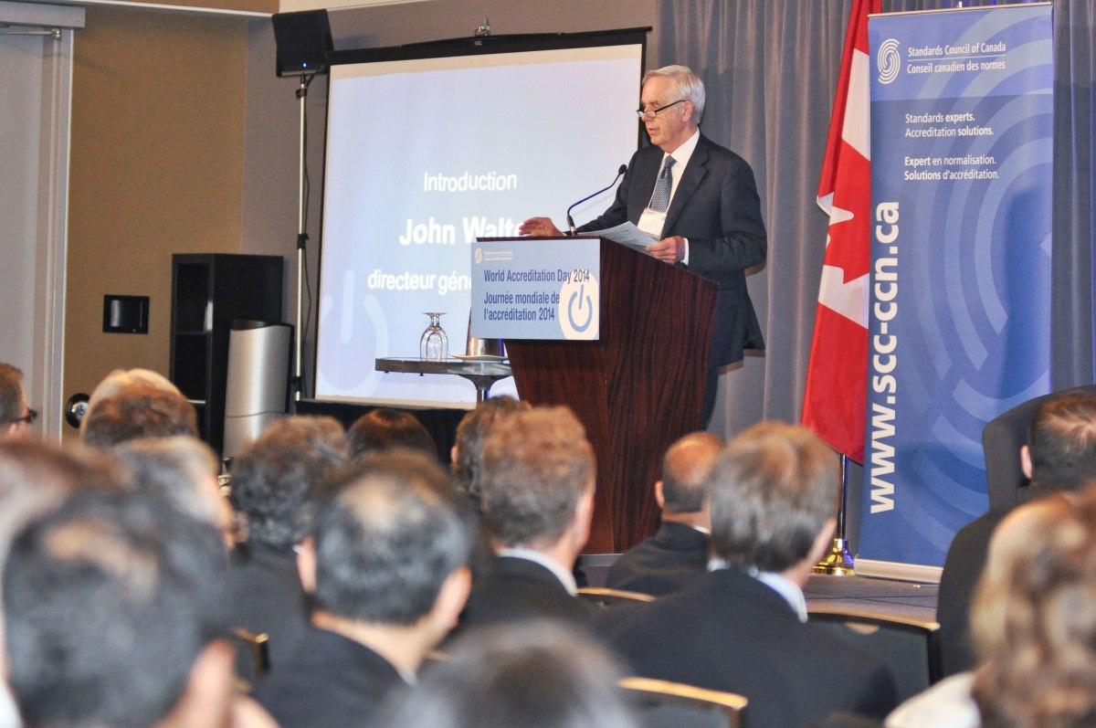 2.	John Walter, SCC’s CEO, told more than 80 participants, “SCC is committed to facilitating world trade, and we have made significant inroads in creating standardization and accreditation solutions that directly benefit key industries.”