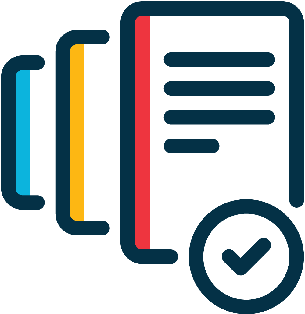 Icon with documents