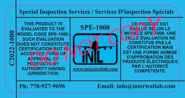 International Testing Laboratory Inc.
