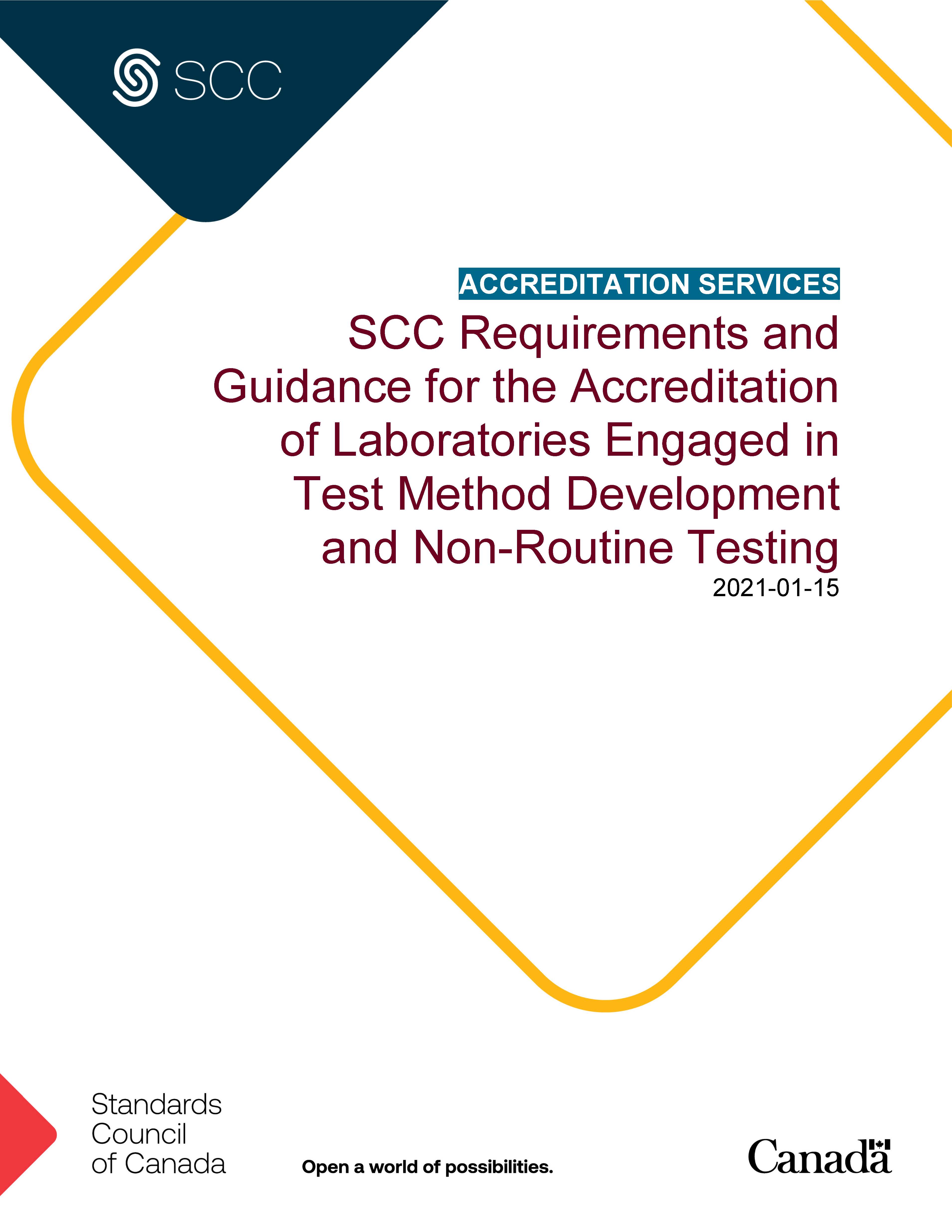Requirements And Guidance For Scc Accreditation Programs Standards Council Of Canada Conseil Canadien Des Normes