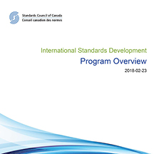 International Standards Development - Program Overview