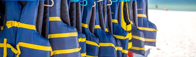 Des gilets de sauvetage