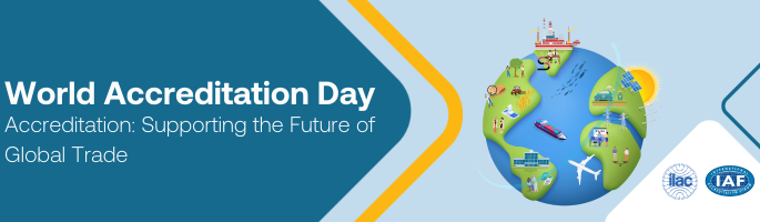 World Accreditation Day Banner Trust, safety and international success 