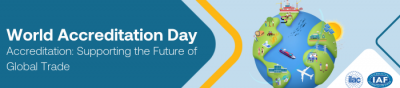 World Accreditation Day Banner Trust, safety and international success 