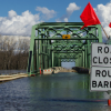 flooded bridge
